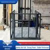 Hydraulic Cargo Lift: Rail-Guided Electric Goods Hoist Platform