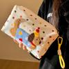 Cute Polka Dot Puppy Makeup Organizer for Women Large Capacity Travel Portable Storage Bags for Skincare ProductsToiletries Bag