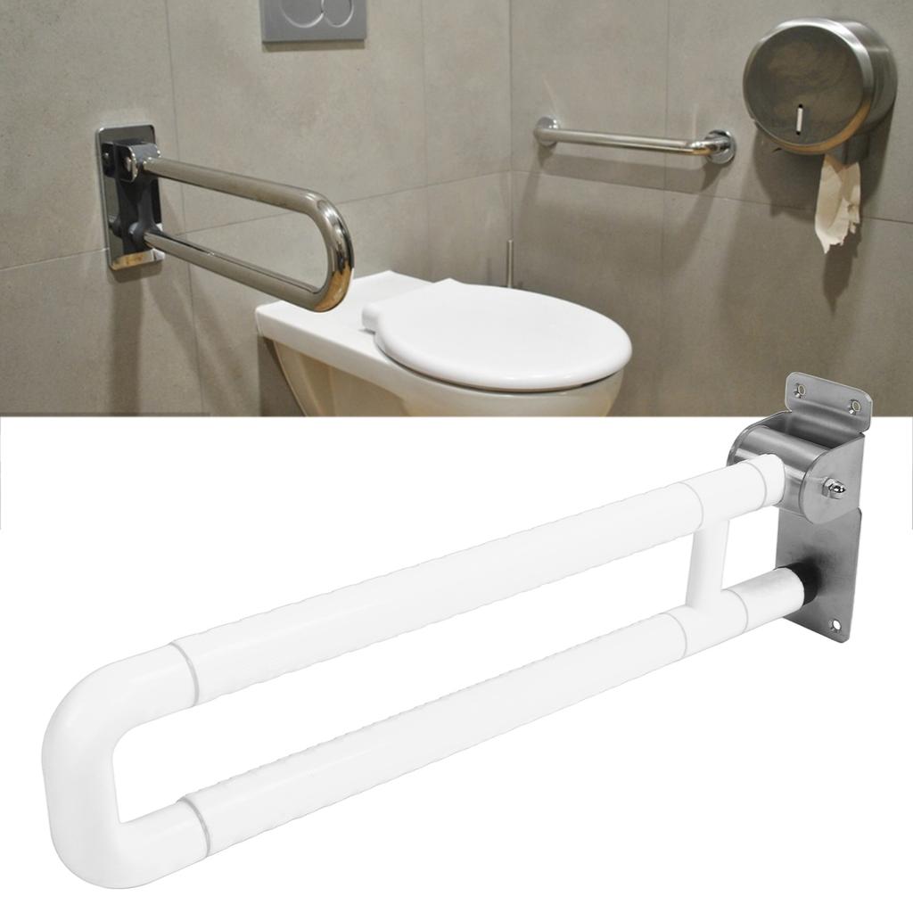 Foldable Toilet Grab Bar Handles Prevent Slip   Up Grab Arm Hand Grips Bathroom Seat Support   for Elderly Disabled Pregnant