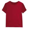 Seven-Sleeve Women's Satin Acetate T-Shirt - Spring 2025 Collection, Modal Round Neck, Fashionable and Versatile.