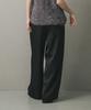 Sense of Place Black One Women's Satin-In-Tuck Pants, AAA6-24A002,