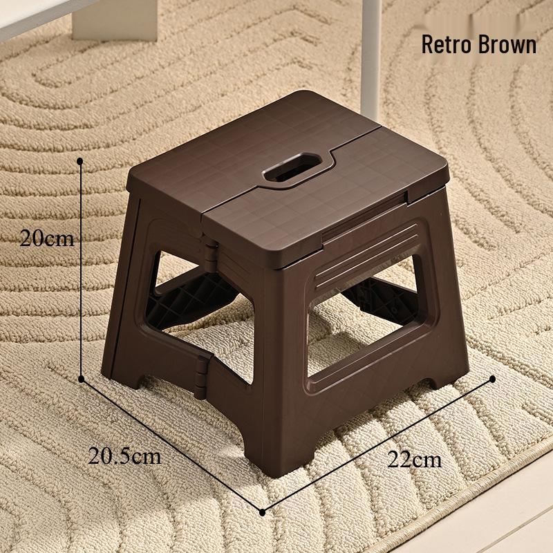 Adjustable Telescopic Folding Portable Plastic Stool for Outdoor Travel, Fishing, and Household Use