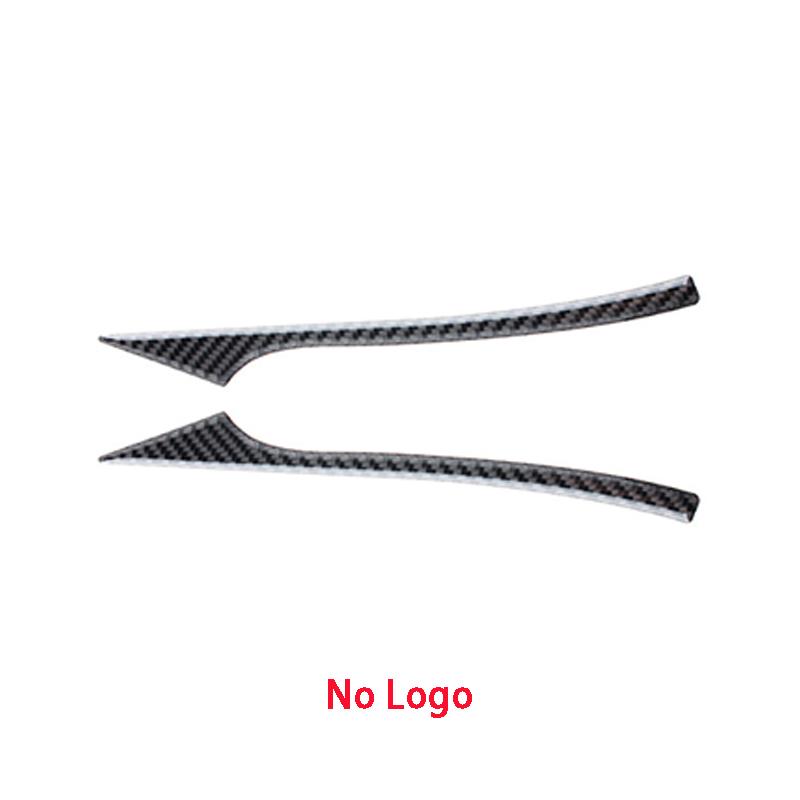 1Pair Car Carbon Fiber Rearview Mirror Anti-collision Strip Stickers For BMW 5Series E60/F10/F07/F01 2008-2017 Auto