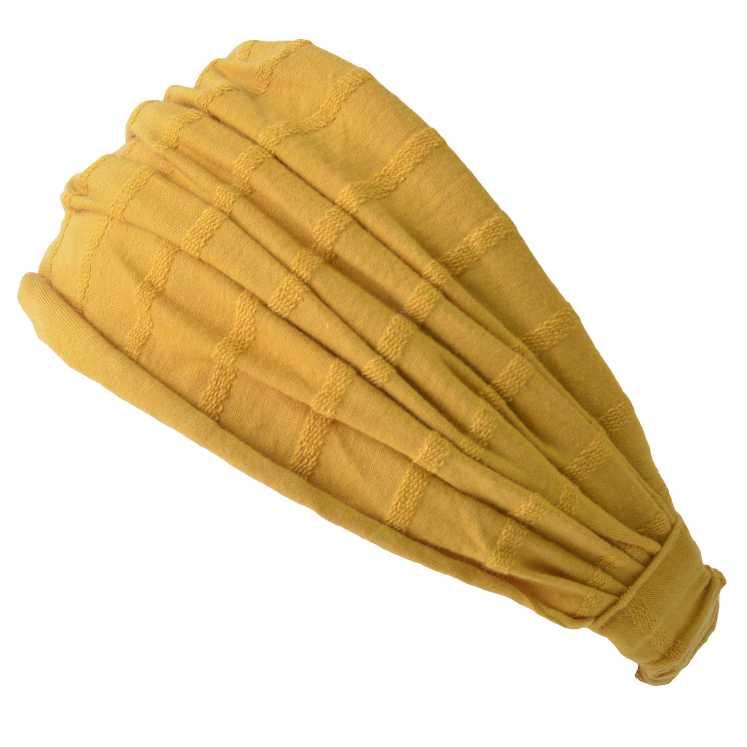 

ШАРМ Бандана Повязка на голову MIYA Хлопковый тюрбан [Свободный размер/Горчичный] горчичный