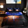 Ball Printing Quilt Cover King Size Football Basketball Sports Bedding Set Double Single Home Textile