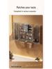Wall-Mounted Large Jewelry Organizer: Stud Earrings, Necklace Display & Storage Box