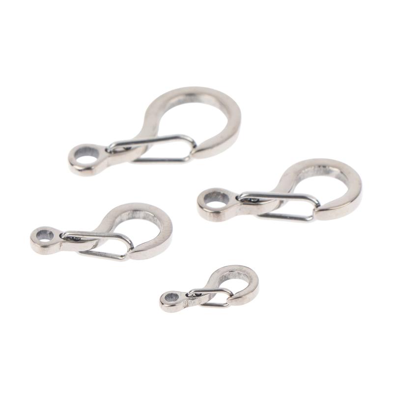 1/2Pcs Small Size Key Chain Buckle Spring Buckle Outdoor Edc Tool Keyring Accessories Titanium Alloy