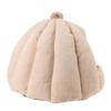 Cat House Removable Washable Cushion Hooded Pet Cave House Tent Bed for Indoor Light Coffee