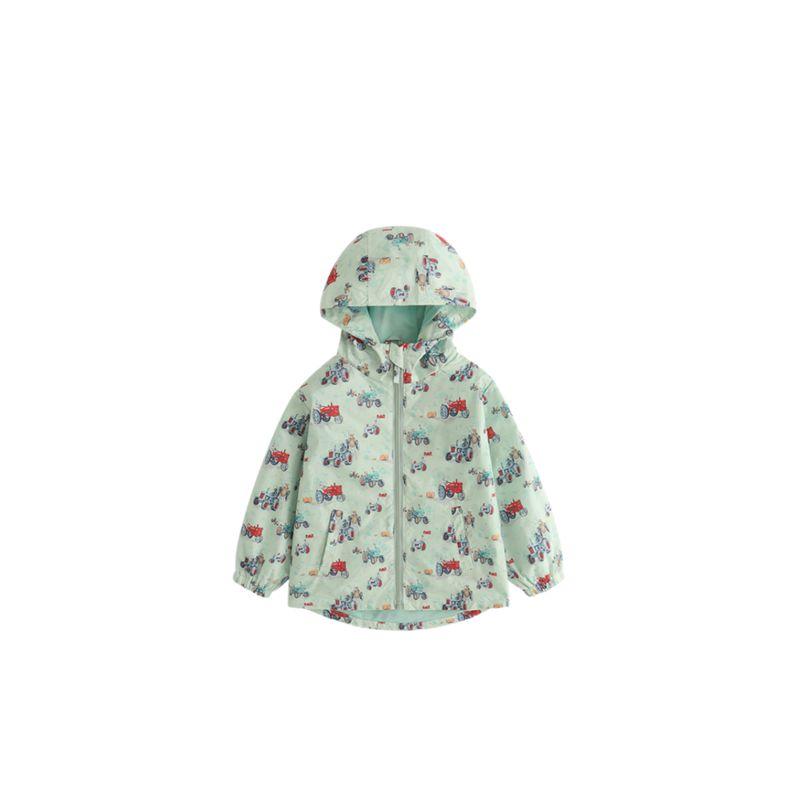 Jacket, Autumn and Winter Children s Clothing, Small and Medium-Sized Children s Hooded Long-Sleeved Zipper Shirt, Children s Casual Car Clothing 10723 150