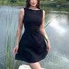 Women's Petite Sleeveless Summer Dress – Pear-Shaped Waist Slimming & Sweet Date Style