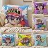 Playful Whimsical DDrSlump Arales Cartoon Cushion Cover Pillowcase Antidustmite Living Room Sofa Decor Cushion Room