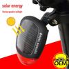 Solare Fahrradrückleuchte: Warn-LED-Licht für Nachtfahrten auf Mountainbikes