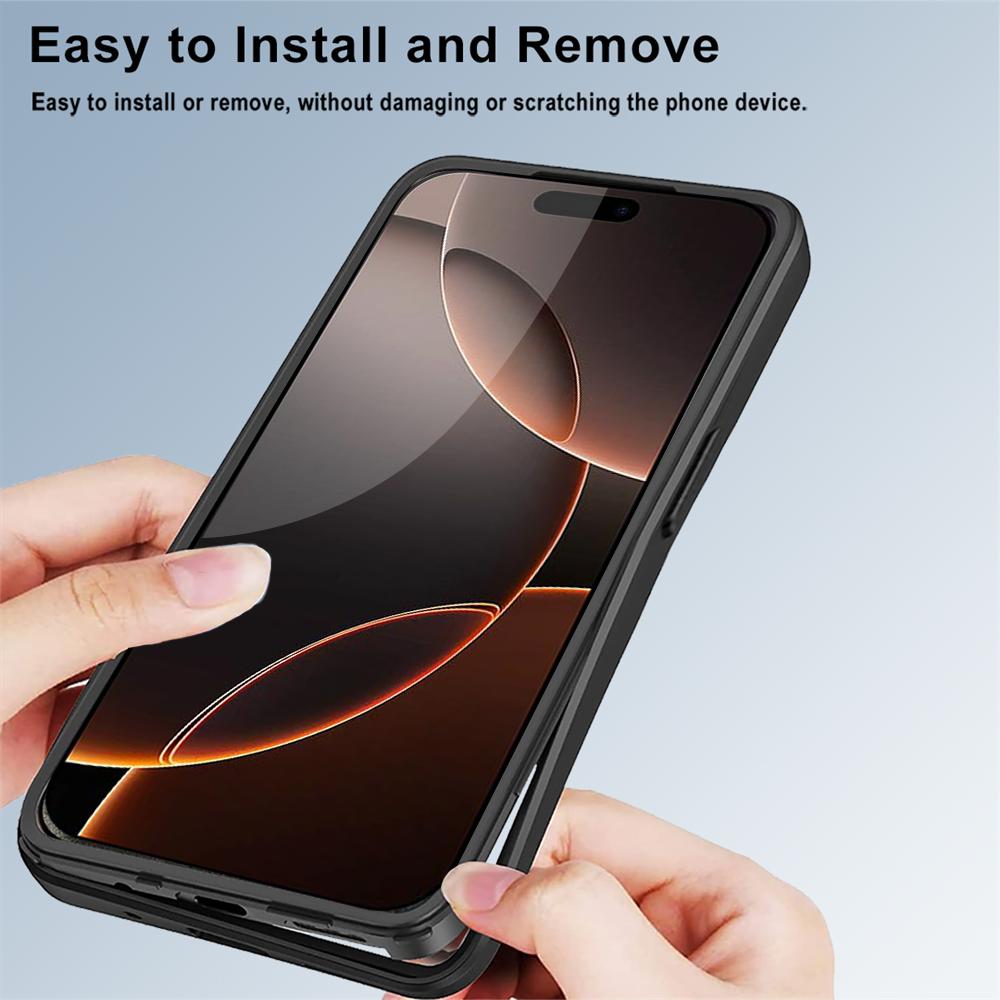 For Magsafe 360° Full Cover Phone Case For iPhone 16 15 13 11 14 12 Pro Max 16 15 Plus Funda Wireless Charging Shockproof Cover