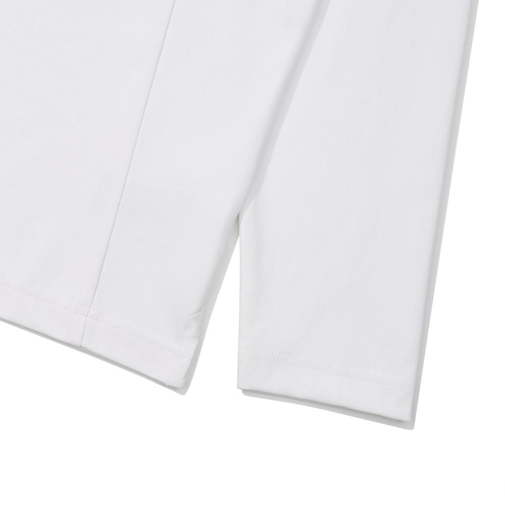 MALBON GOLF One-Point Tech Long Sleeve T-Shirt Off White (Man)