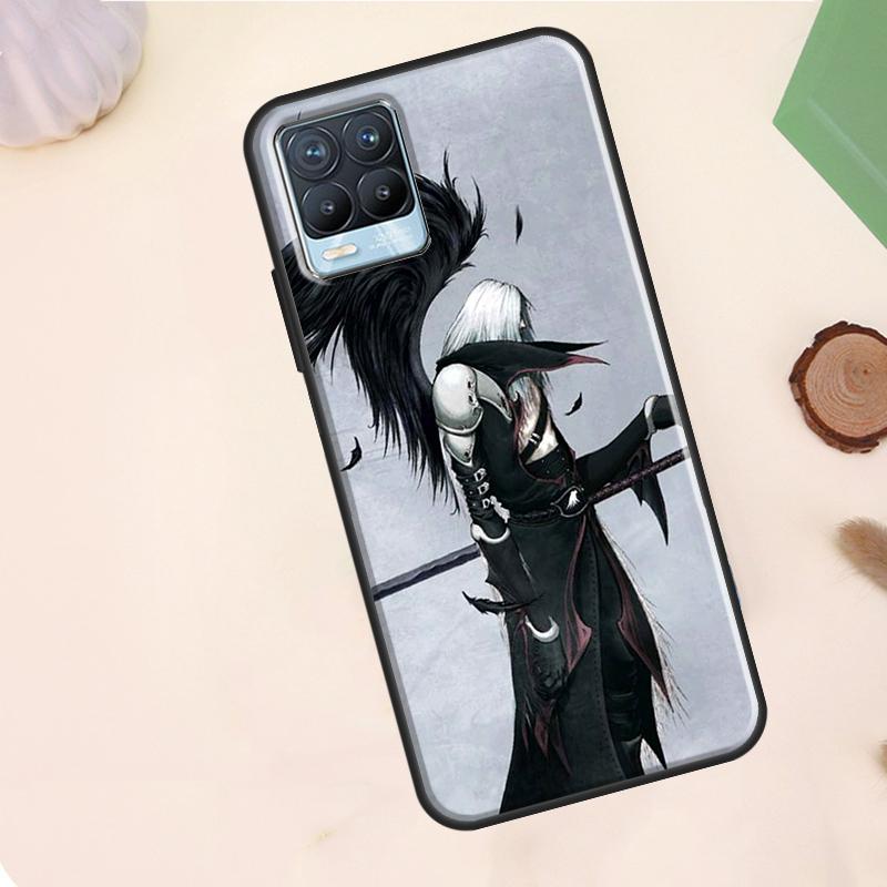 Final Fantasy Sephiroth Case For Realme C63 C61 C65 C67 C75 C55 C51 C53 C35 C71 11 12 13 14 15 Pro Plus GT6 GT7 Pro