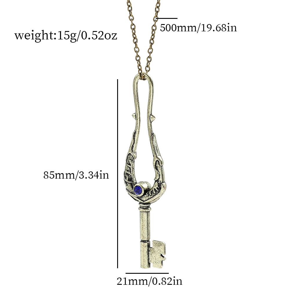 Anime Suzume No Tojimari Dajin Klíčový náhrdelník Cosplay Munakata Souta Klíčové přívěsky Náhrdelník Choker Pro ženy Muže Šperky Dárky