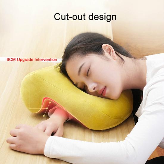 Portable Travel Noon Office Nap Neck Pillow Soft Home Desk Cushion