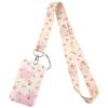 2D Fashionable Bow ID Card Holder with Detachable Lanyard. Lightweight, for Bus Cards, Student & Work IDs.