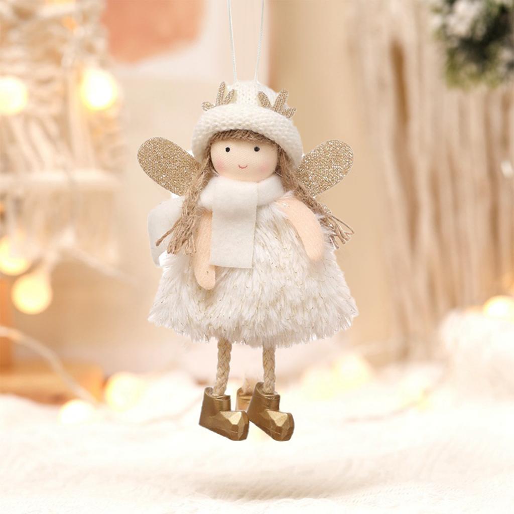 Christmas Pendant Door Hanging Christmas Tree Decoration Pendant  Cute Girl Doll