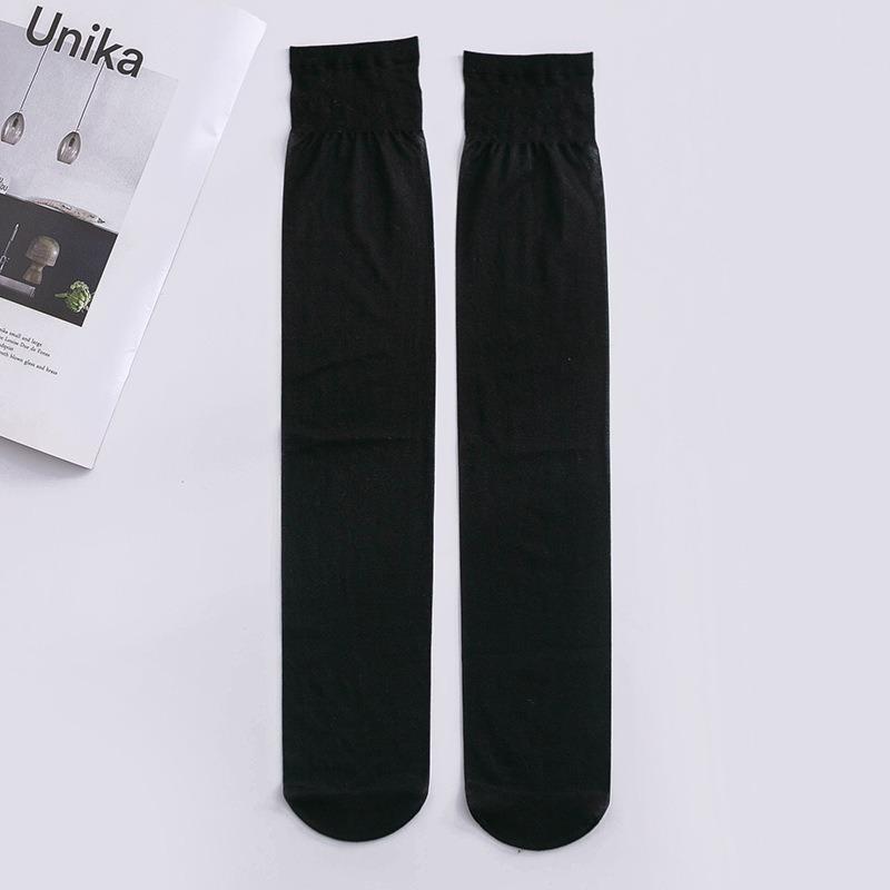 

1Pairs Women Summer Ankle Socks Japanese School Style Black White Pure Color for Students Daily Wear Socks One Size чорний