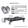 Modular Hollow Plastic Dolly Cart