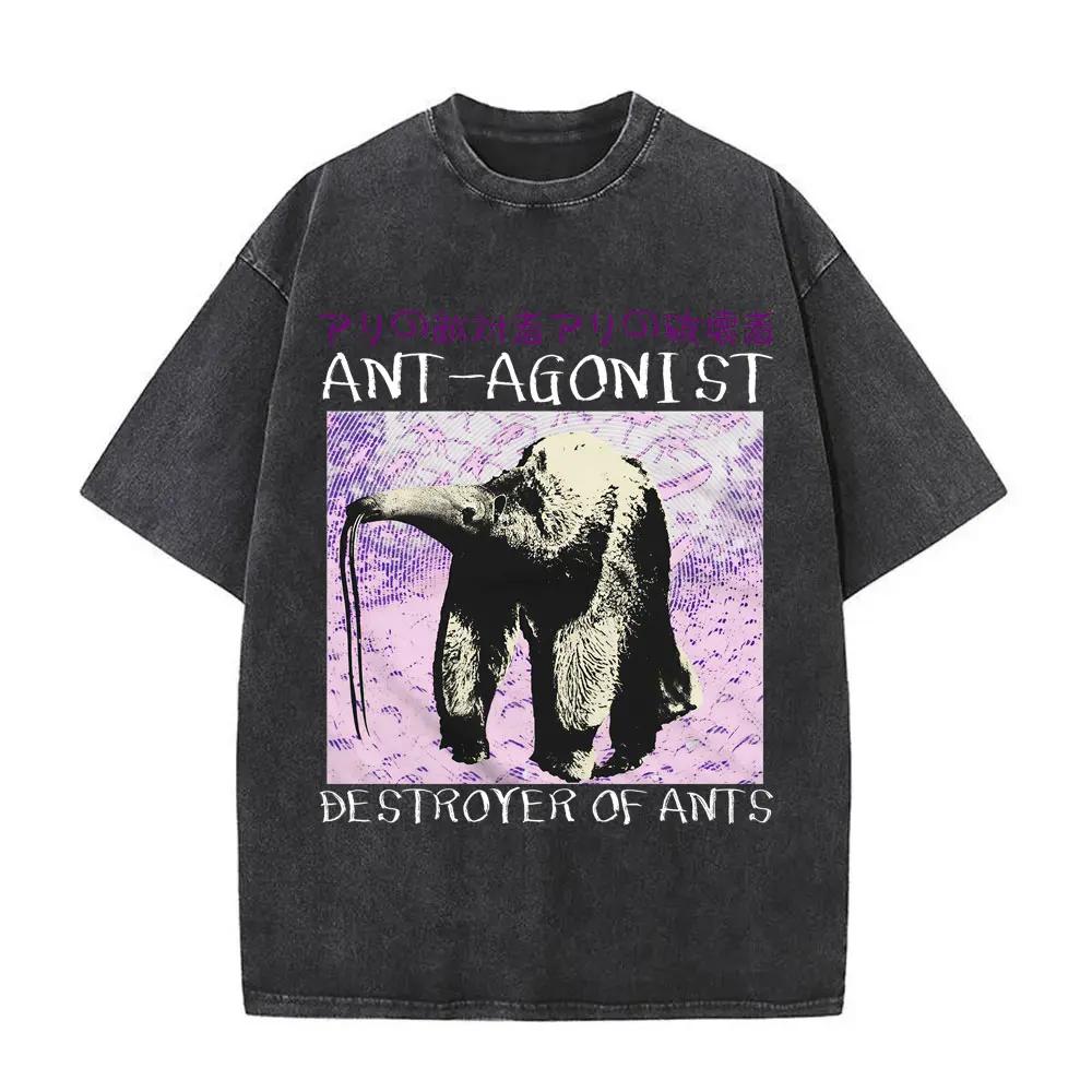 Talloze Gruwelen Wachten Maar Ik Blijf Trouw Aan De Kaas T-shirt Grappig Japanse Stijl Muis Rat Retro Gewassen T-shirt Unisex