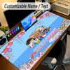 Large Mouse PadToca Boca Custom Name Text Personalized Desk Mat Non Slip Gaming Pad