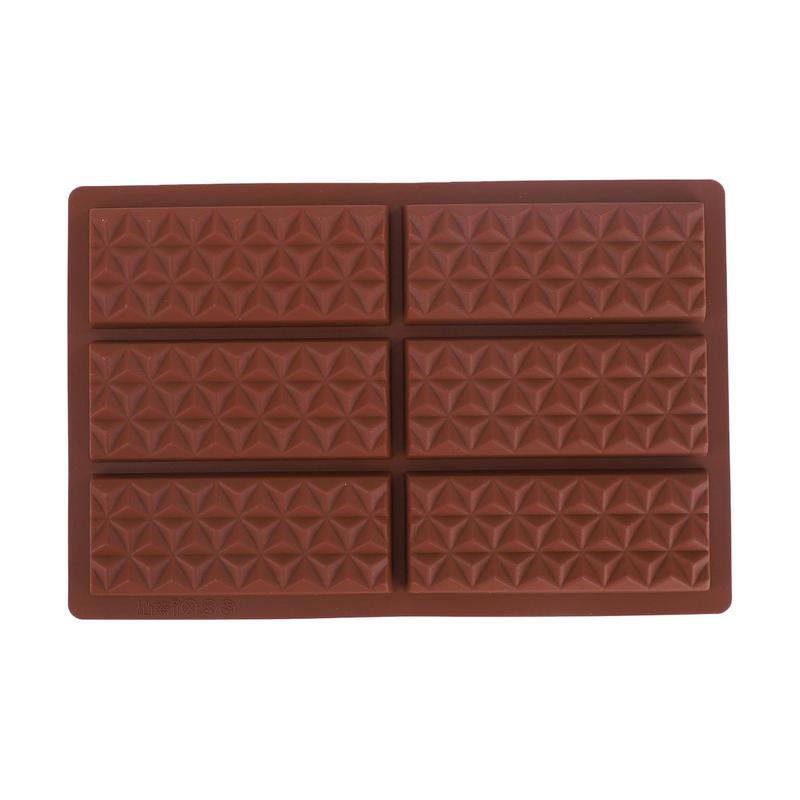 Chocolate Bar Molds Silicone Bars Break Apart Wax Melt Mould Easy Release Rectangle Durable for Protein and Energy Handmade Gift