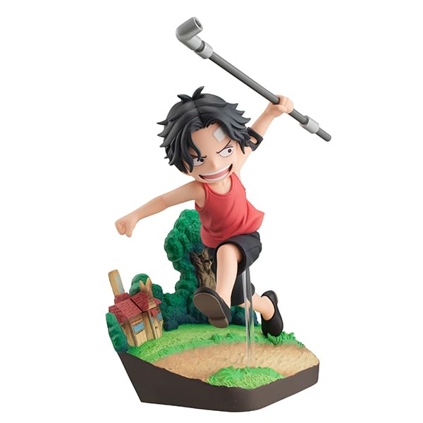 Series One Piece Portgas Ace 130mm PVC Painted Finished Figure G.E.M. D. RUN! RUN! RUN! Approx.