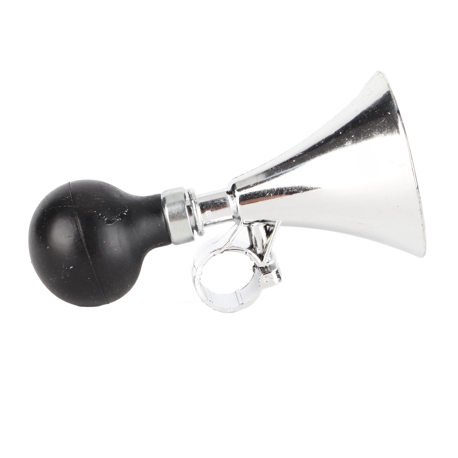 

Велосипедный винтажный ретро-горн, гудок, звонок, предупреждающий горн, велосипедный воздушный гудок серебряный