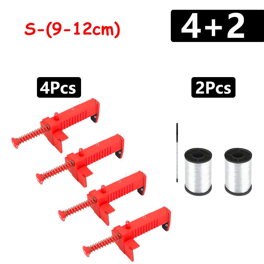 1-6pcs Bricklaying Wire Drawer Brick Liner Wall Building Wire Frame Brick Liner Runner Engineering Construction Tools
