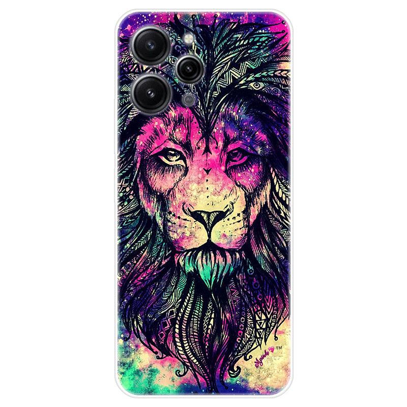 Para xiaomi redmi 12 redmi12 4g caso macio silicone capa traseira dos desenhos animados caso de telefone criatividade