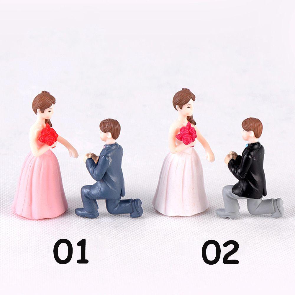 Landscape Home Decoration Boy Ornaments Marriage Lover Miniatures Wedding Doll Couple Figurines