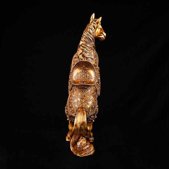 35,56 cm Aufsteigendes Pferd Dekorative Skulptur Elegante Pferdefigur für Zuhause, Bürodekoration, Perfektes Geschenk für Liebhaber, Pferdeliebhaber, Tier