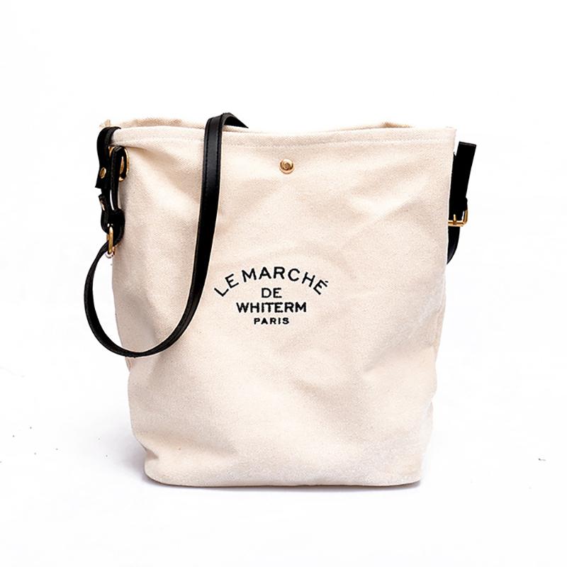 

New Fashion Canvas Handbag Totes Solid Color Large Capacity Shoulder Bags For Women Casual Student Book Bag 23x14x31cm