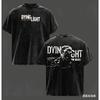 Tricou Dying Light Spălat 2026 Model Nou personalitate Haine cămașă Îmbrăcăminte pentru tot anul Modă Retro Vintage Larg Cupluri moale Purtare zilnică Top cool
