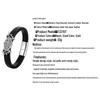 Bracciale in Pelle Intrecciata Harley Knight Shield: Accessorio Trendy da Uomo in Acciaio Inossidabile