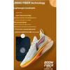 Li Ning Kids Lightweight Comfortable Durable Breathable Low Top Basketball Shoes Kids Sneakers White Orange YKBU056-1