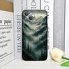 Vintage Green Forest Landscape Pattern Phone Case for iPhone 17 16 12 11 14 13 15 Pro Max Mini X XS MAX XR 7 8 14Plus Soft Cover
