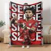 Soccer Celebration Moment Blankets Flannel Printed Breathable Warm Throw Blanket for Home Office Bedspreads 0708a70