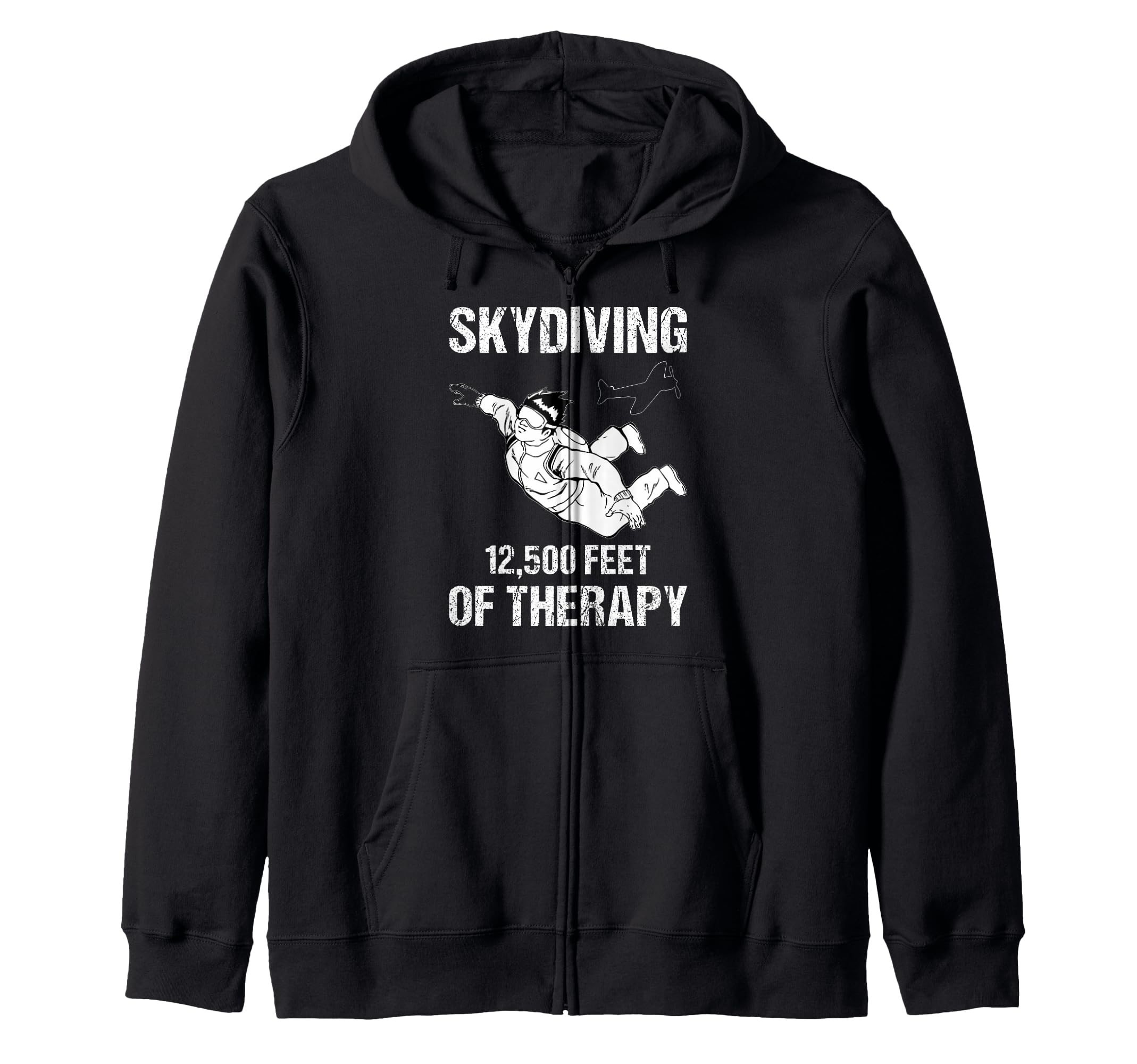 

Skydiving Feet Therapy Zip Parka 12,500