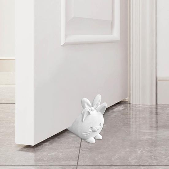 3D Printed Door Stoppers, Cute Cat Door Stopper Wedge, Thick Stable Non-Slip Windproof Anti-Collision Doorstop for Home Floor Desktop Ornament