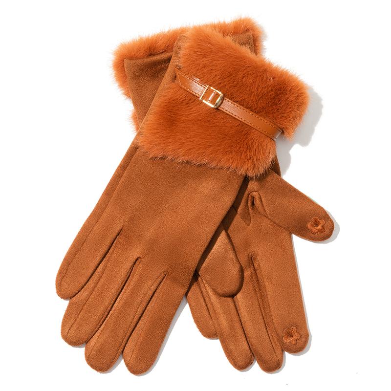 Women's Gloves Autumn Cycling Winter Warm Non-Slip Female Sports Touchscreen Fishing Gloves Windproof Motorcycle Ski Mittens