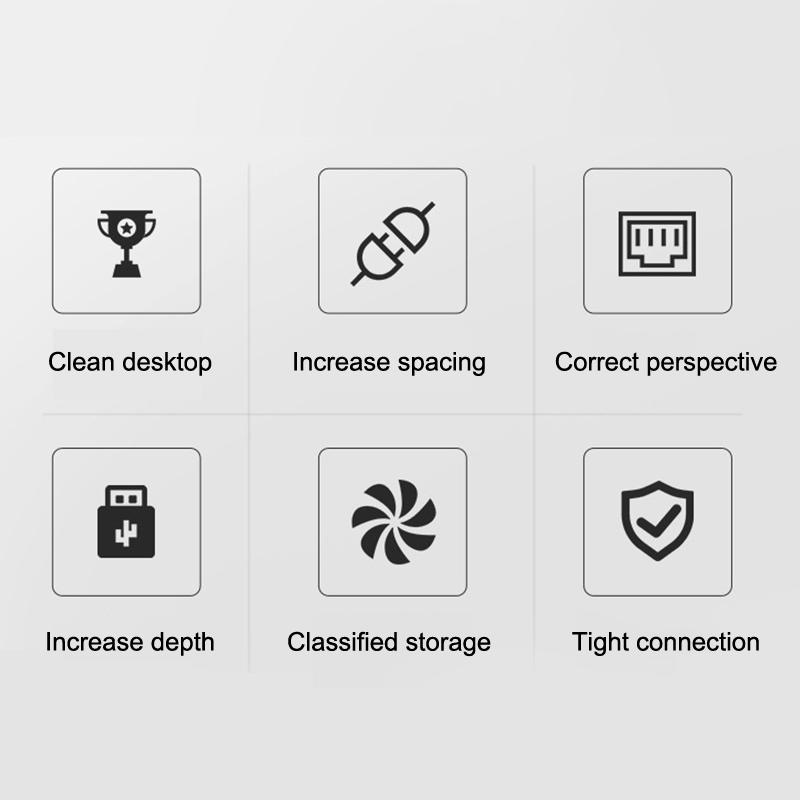 Foldable Laptop Stand Desktop Pc Computer Monitor Riser Reducing Neck Strain Storage Cooling Notebook Stand For Macbook Air Pro