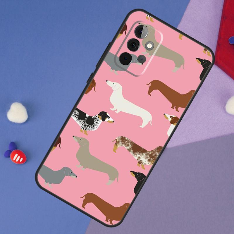 Dachshund Teckel Dackel Dog Case For Samsung Galaxy A52 A53 A33 A13 A34 A54 A14 A35 A55 A15 A56 A36 A26 A16 A06 A22 A32