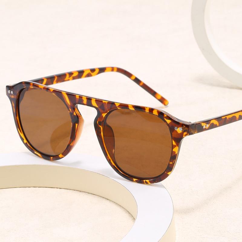 New European and American trend rice nail glasses ins wind Internet celebrity sunglasses UV-proof men's and women's sunglasses