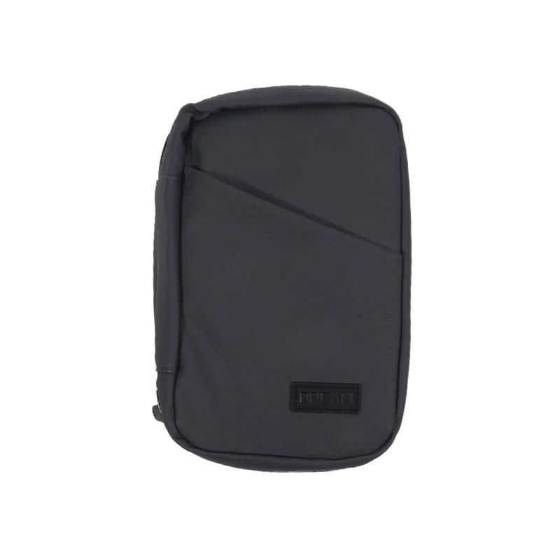 Simple PU Digital Storage Bag Waterproof Multifunctional Travel Organizer Portable Large Capacity Electronic Gadget Bag