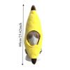 Cartoon Plush Fruits Hat Creative Halloween Headgear Yellow Banana Cap  Festival Event