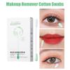 0.3Ml×25Pcs Makeup Remover Cotton Swabs Pre-Soaked With Cleansing Liquid Foldable For Instant Use Beauty Cleaning Correction