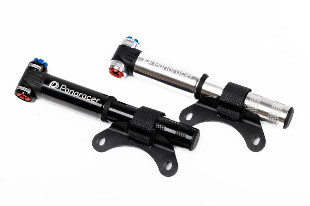 Panaracer Przenośna pompka rowerowa, Instalacja jednym dotknięciem, Pompka, Kompatybilna z zaworami US/francuskimi, Czarna, Lekka, BMP-22AEZ-B